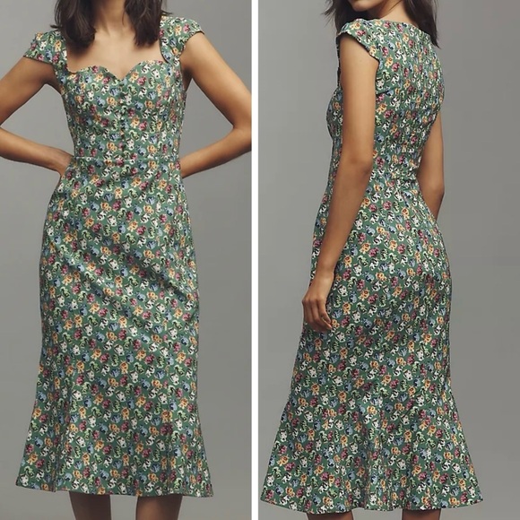 Anthropologie Dresses & Skirts - Anthropologie Maeve The Cecily Fit & Flare Sweetheart Dress, Size XLP